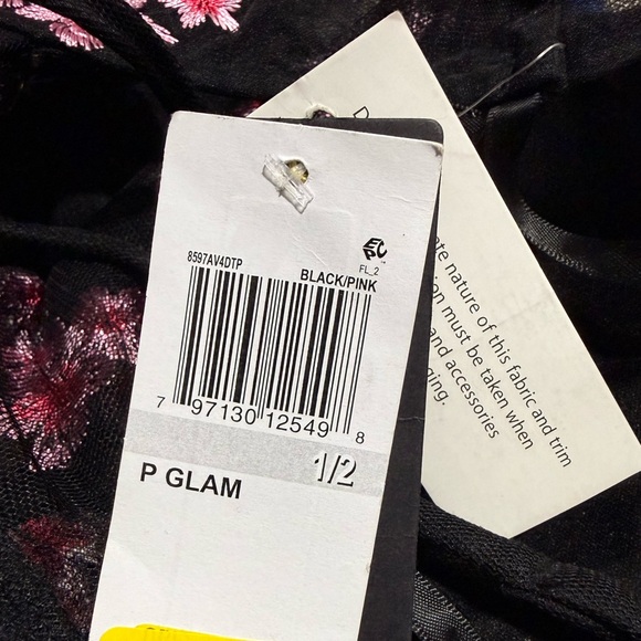 City Studio Juniors' Floral-Embroidered Tulle Ballgown - Picture 6 of 6